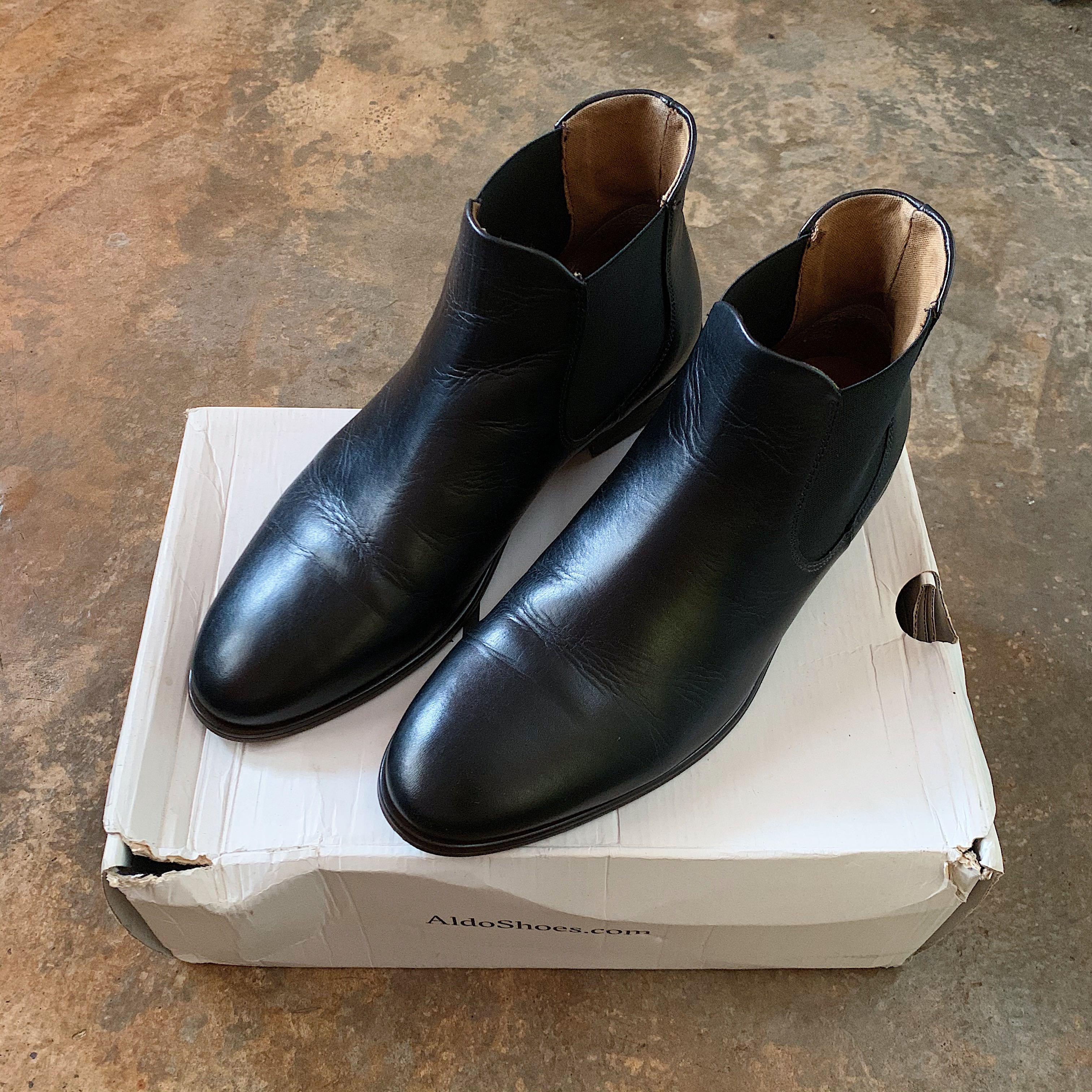 Aldo Wadda Leather Chelsea Boots Men s Fashion Footwear Boots