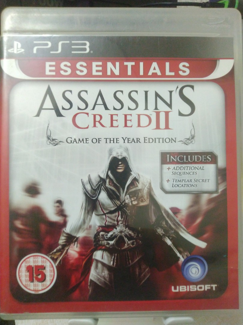 assassin's creed ii 2 game of the year essentials ps3 game