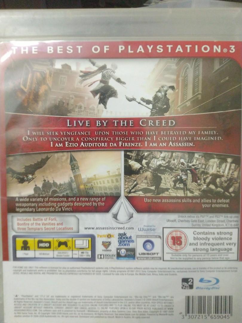 Assassins Creed II Game Of The Year - Ps3