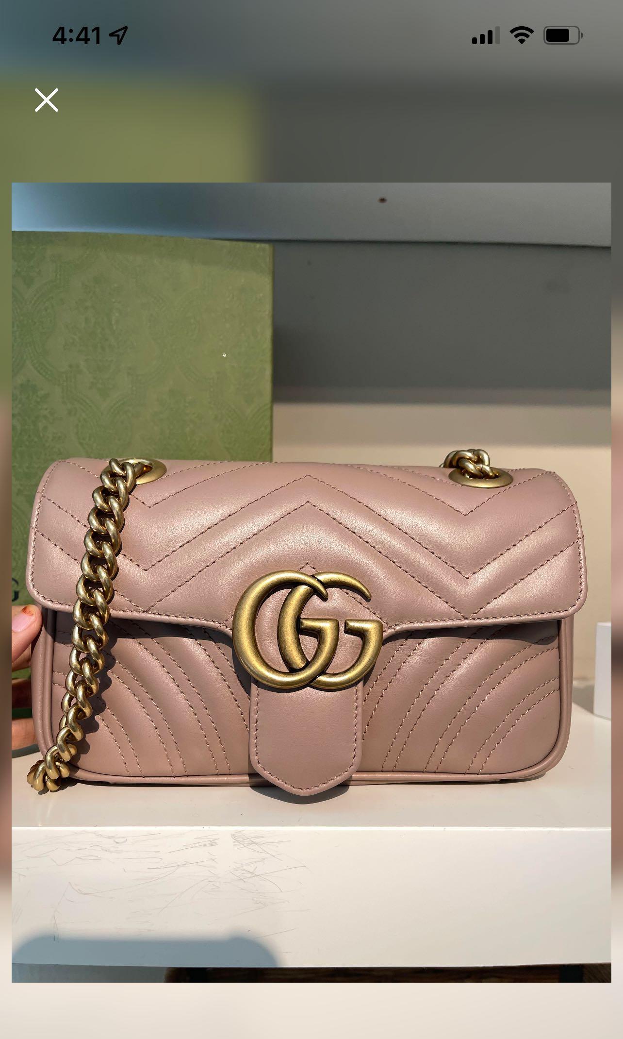 Gucci GG Marmont Matelassé Leather Super Mini Bag