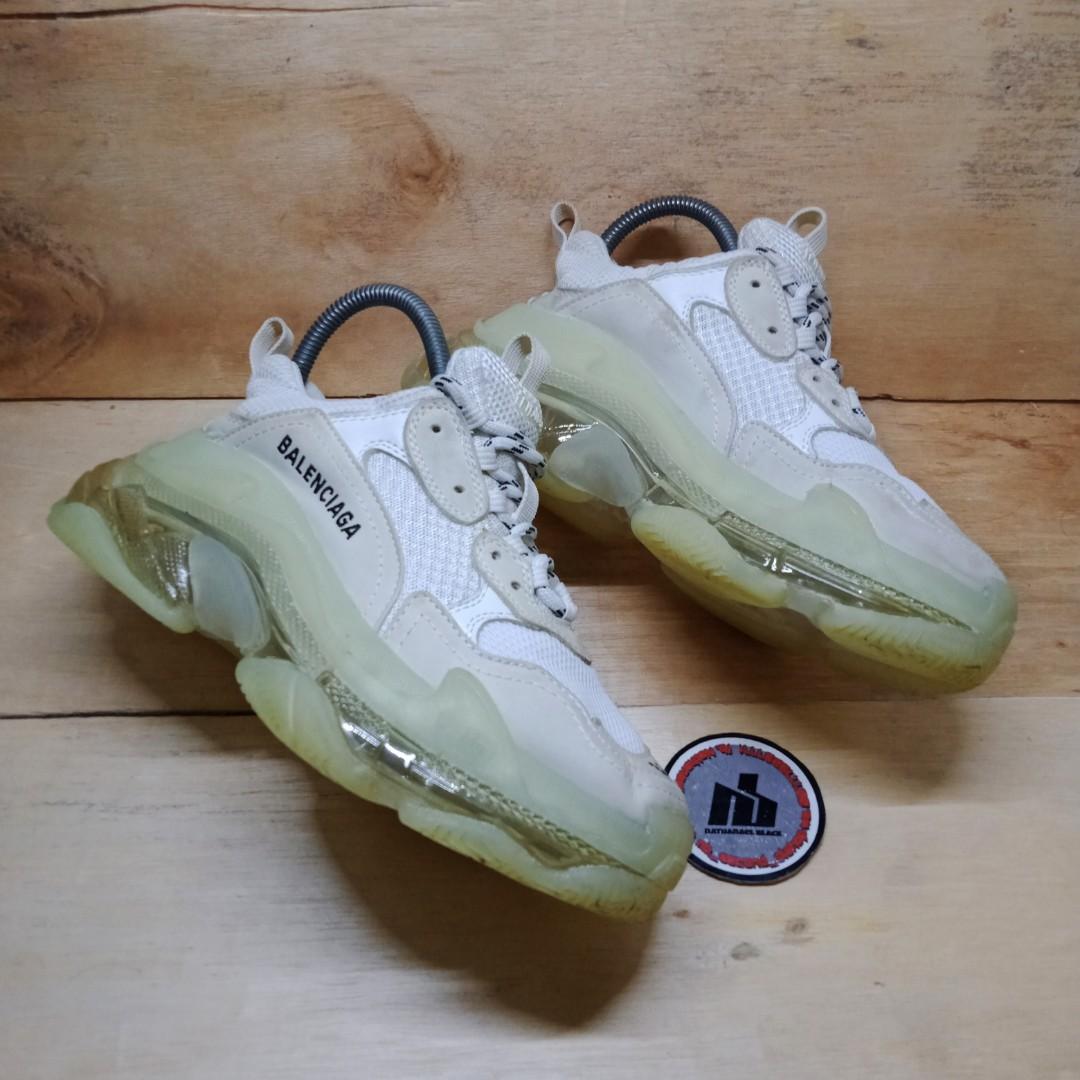 Balenciaga triple s white ecru black best sale