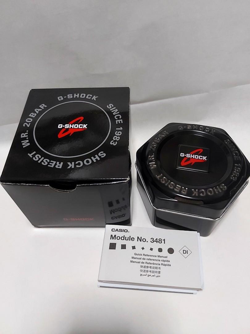 Casio G Shock GBD 100 1 black and red watch with step tracker