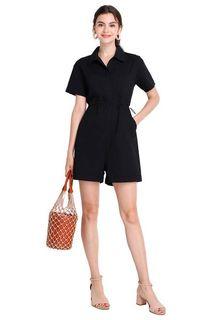 Brand new LilyPirates Hearts in her Eyes Romper in Black Size S