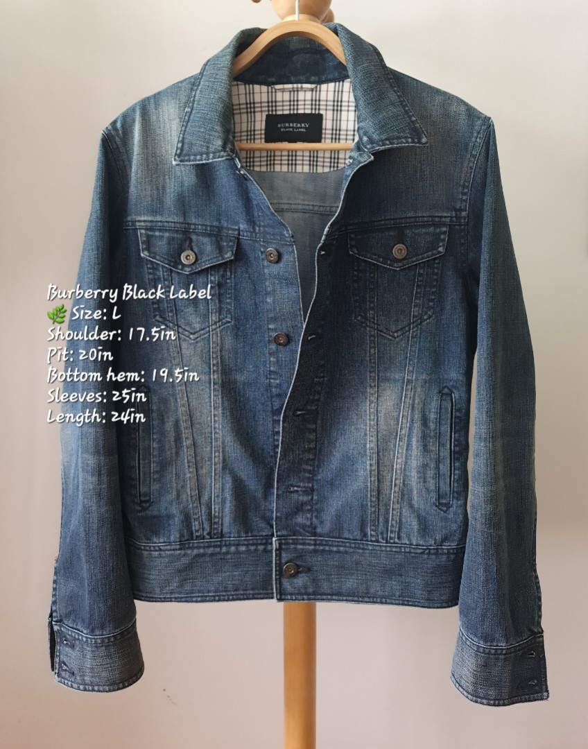 Burberry Black Label denim jacket L Women s Fashion Coats
