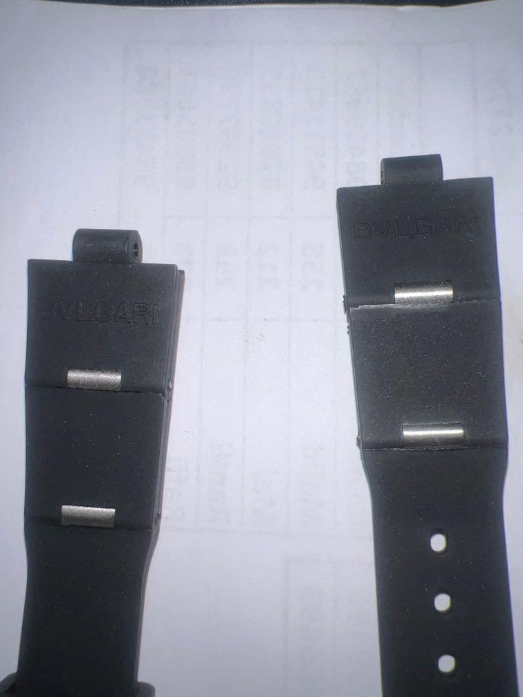 Bvlgari best sale rubber strap
