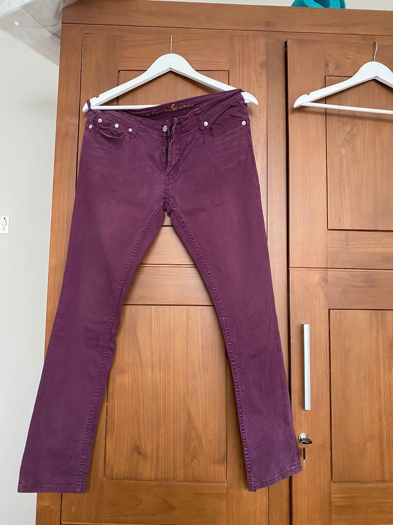 Celana Jeans LEA, Fesyen Pria, Pakaian 