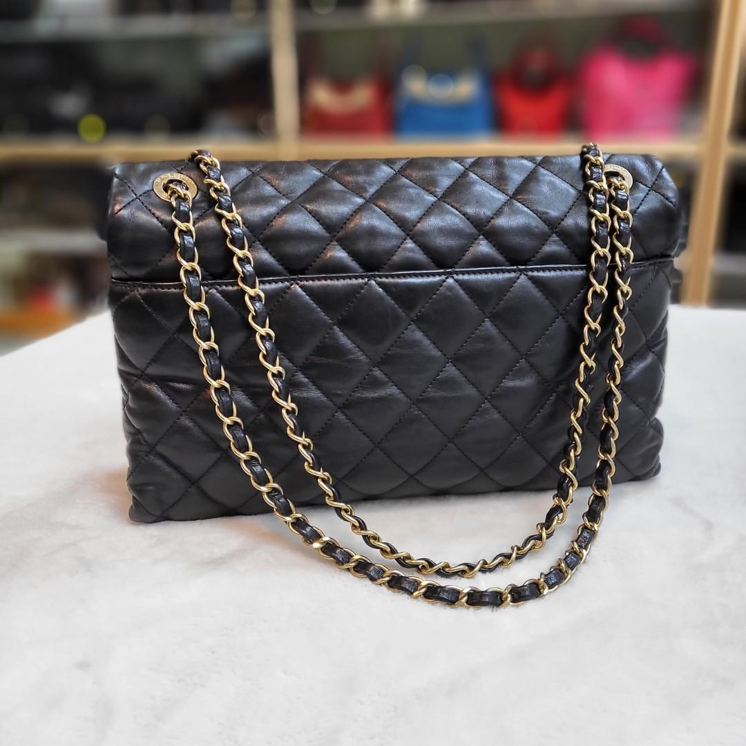 chanel classic flap with silver hardware bag