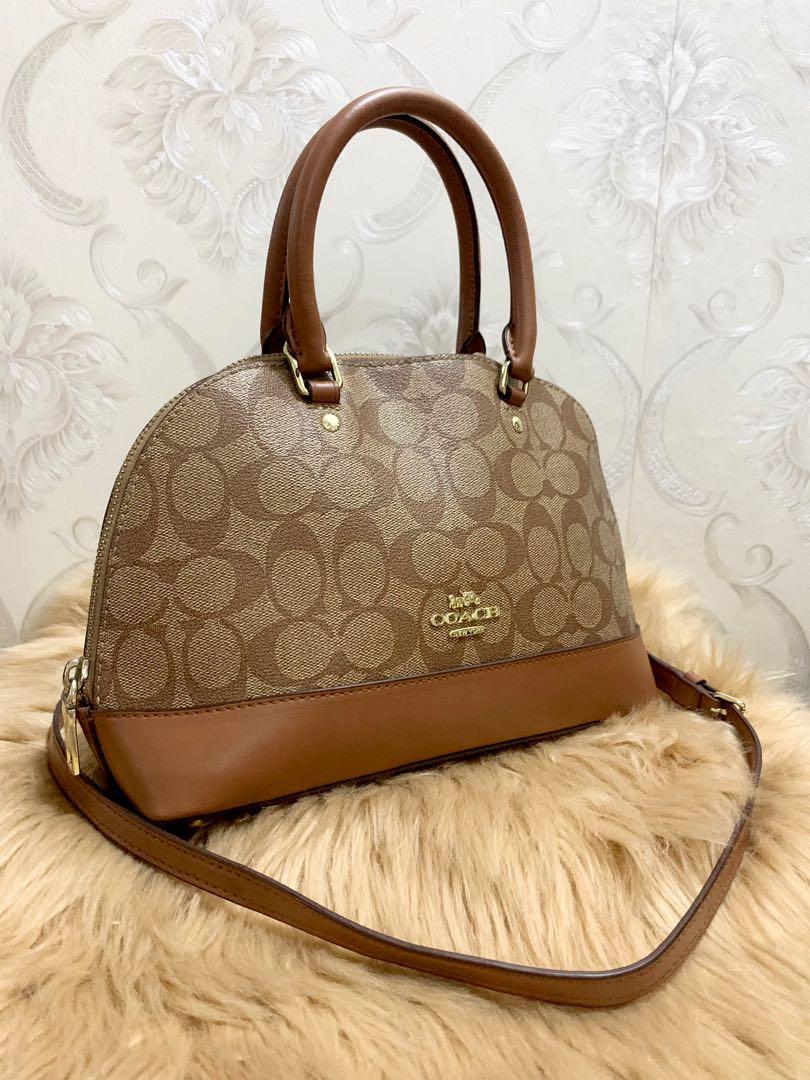 COACH Alma Bag (White), Luxury, Bags & Wallets on Carousell