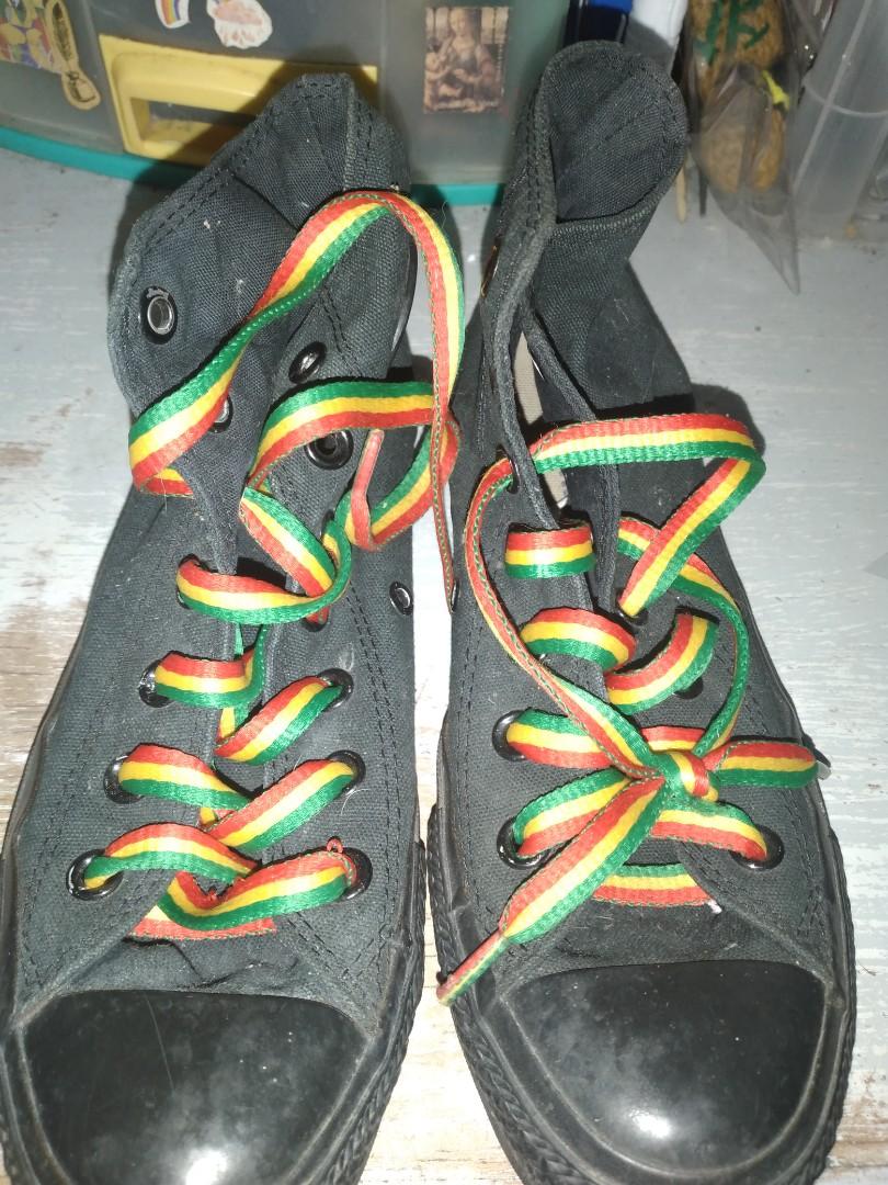 Converse High Cut black women 37 (Category: Sneakers) located in Manila. Submitted by colachel08 (Listing ID 1158906420, Image 1). Description: thrice used, then tinago, for declutter bought in mall, original no black lace and no box hindi na makita, for pick up lalamove or grab.