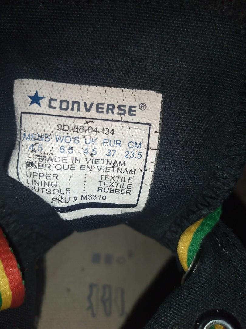 Converse High Cut black women 37 (Category: Sneakers) located in Manila. Submitted by colachel08 (Listing ID 1158906420, Image 2). Description: thrice used, then tinago, for declutter bought in mall, original no black lace and no box hindi na makita, for pick up lalamove or grab.