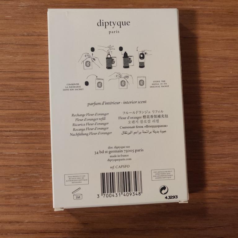Diptyque Insert for Diffuser, Furniture & Home Living, Home Fragrance ...