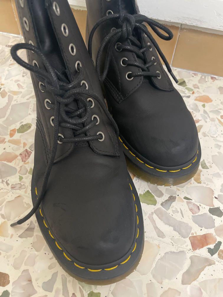 dr marten s 1460 dm s wintergrip leather ankle boots black