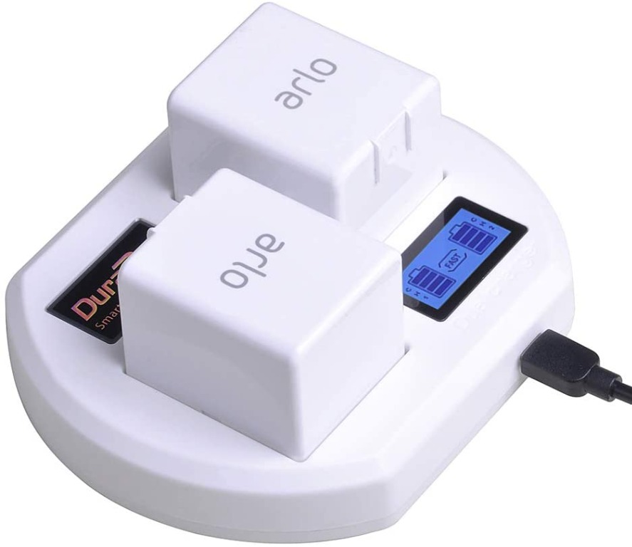 DuraPro Charging Station for Arlo Pro, Arlo Pro  Arlo Go Camera  Rechargeable Batteries -Fast Mode (White), Mobile Phones  Gadgets, Other  Gadgets on Carousell