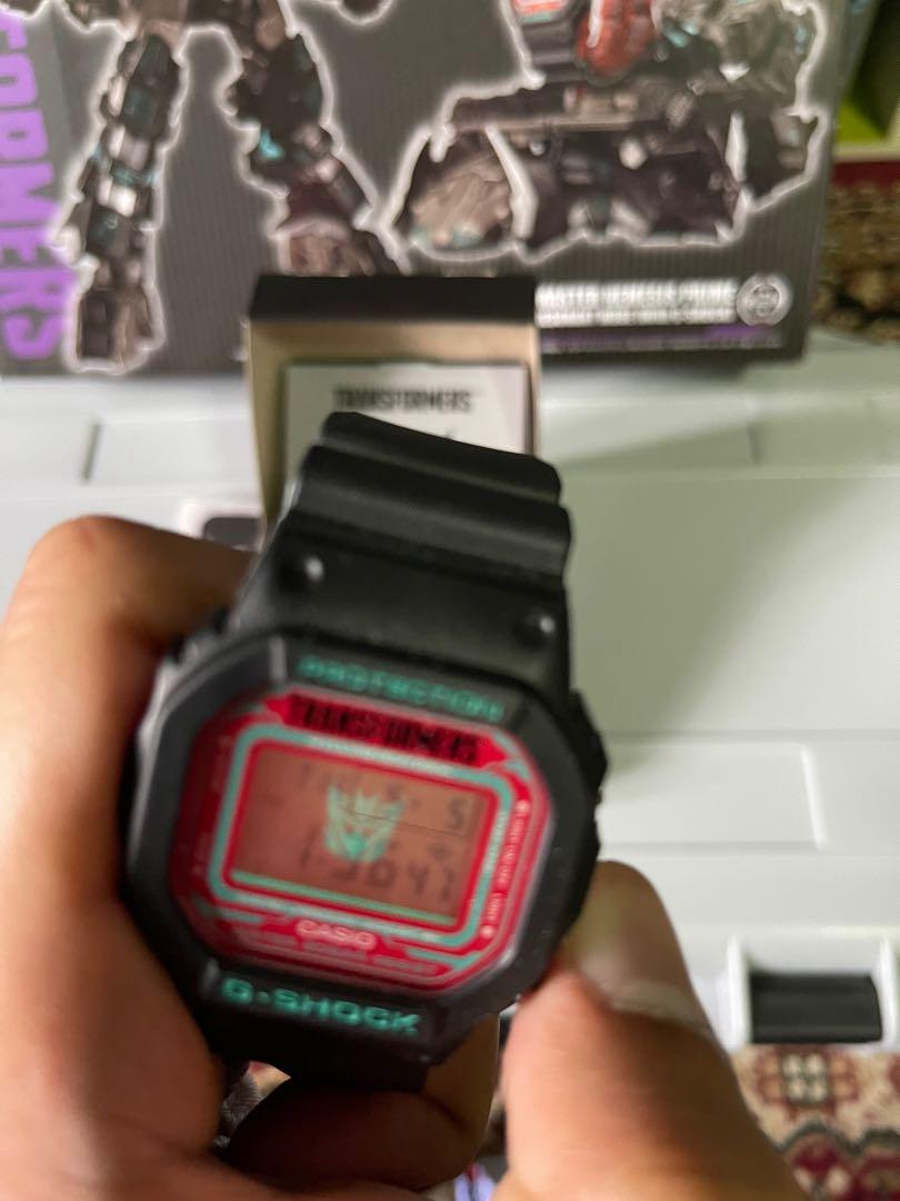 Dw5600 g shock x transformer nemesis prime