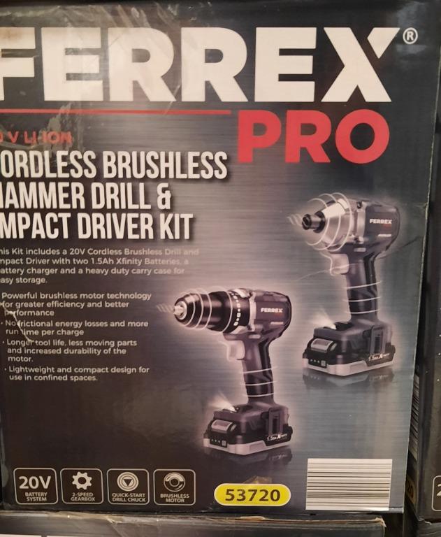 Ferrex drill driver kit clearance