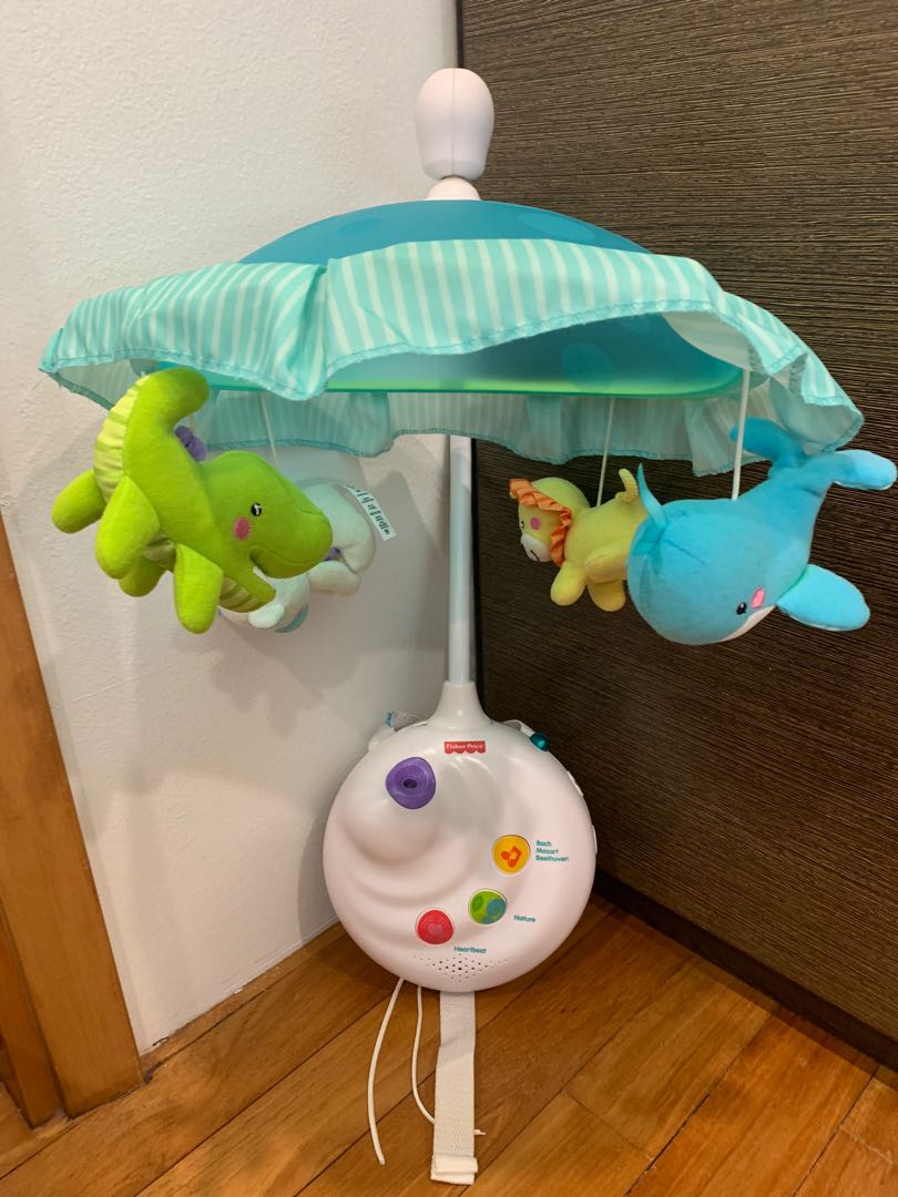 Fisher Price Musical and projection mobile, Babies & Kids, Baby Nursery
