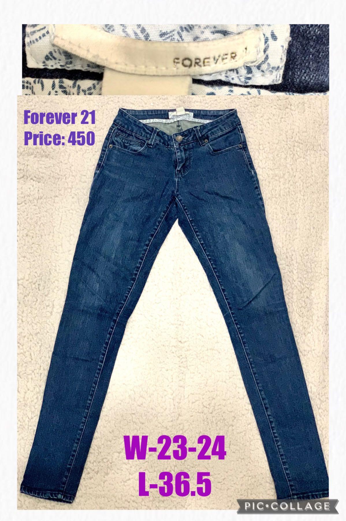 Forever 21 shop jean sizes