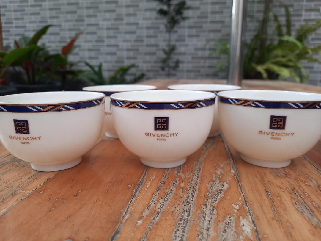 Givenchy tea cups (Category: Dinnerware & Cutlery) located in Zamboanga. Submitted by selected.things (Listing ID 1158871075, Image 1). Description: set of 5 all in very good condition..