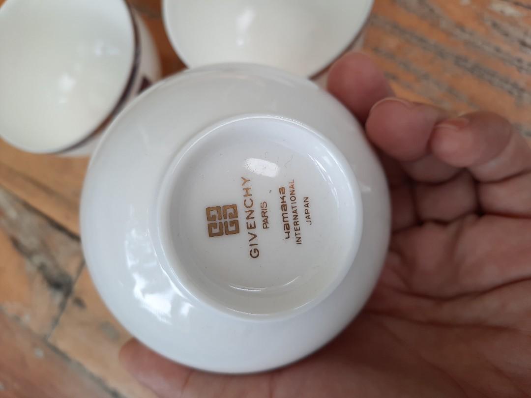 Givenchy tea cups (Category: Dinnerware & Cutlery) located in Zamboanga. Submitted by selected.things (Listing ID 1158871075, Image 3). Description: set of 5 all in very good condition..