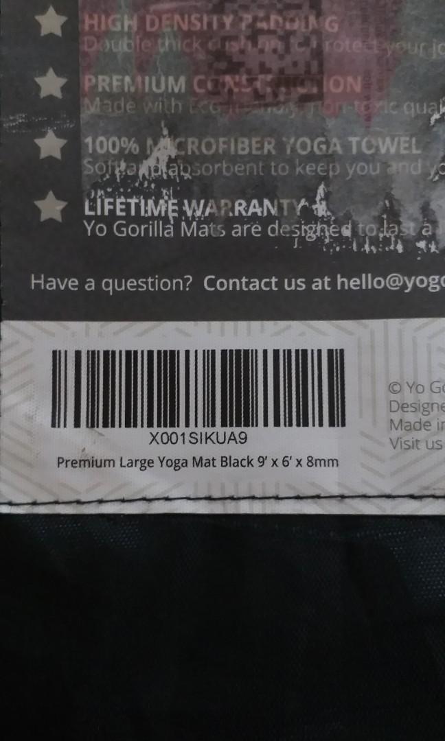 Premium Large Yoga Mat - Yo Gorilla Mats