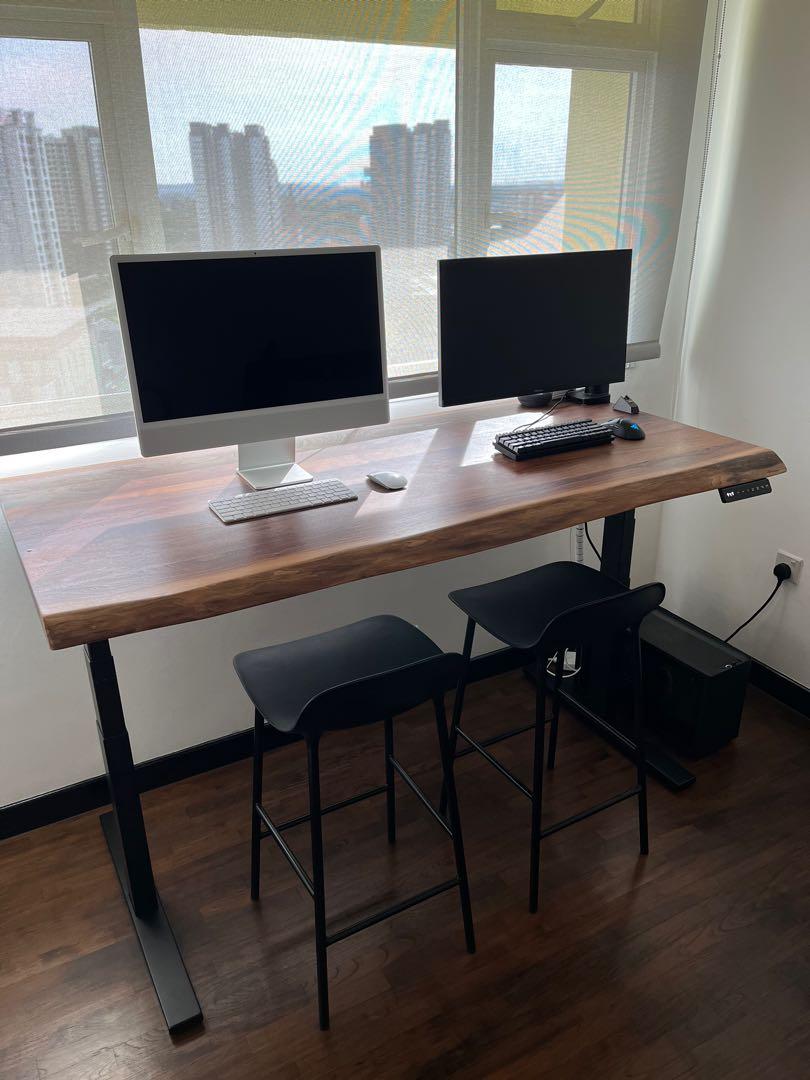 Grey and sanders standing shop desk