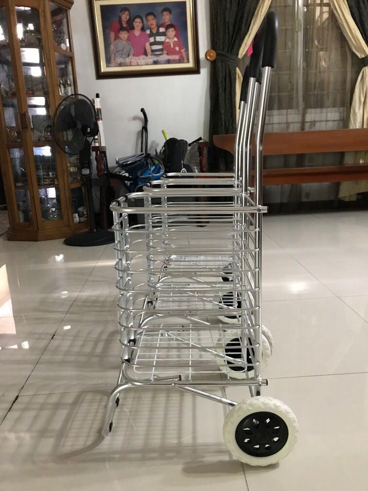 Grocery Cart / Shopping Trolley (Category: Strollers) located in Alitagtag. Submitted by patrickvillanueva (Listing ID 1158874207, Image 1). Description: Grocery Cart / Shopping Trolley Shopping Cart perfect for hauling groceries, laundry, toys, et cetera Price: PHP 1,000 - per Shopping Trolley / Cart Take ALL (2) PHP 1,600 - for all (2) Shopping Trolley / Cart - Sturdy Construction; - Steel frame, - Foam handle for comfort - Heavy Duty easy snap