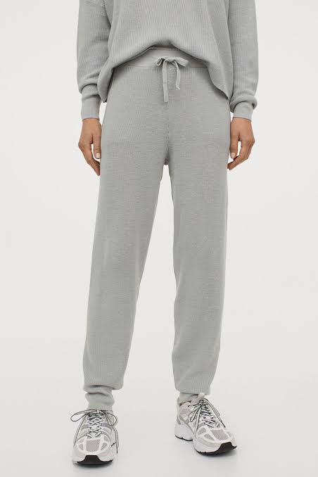 H&m fine knit discount joggers