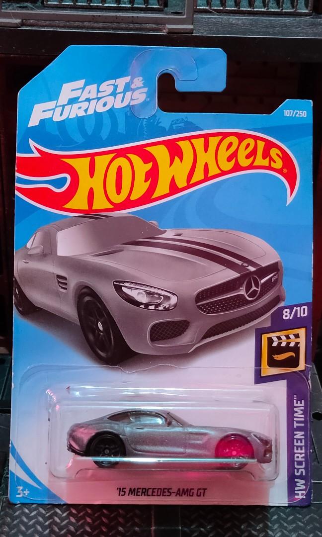 Hot Wheels 15 Mercedes AMG GT Screen Time 1 64 scale model