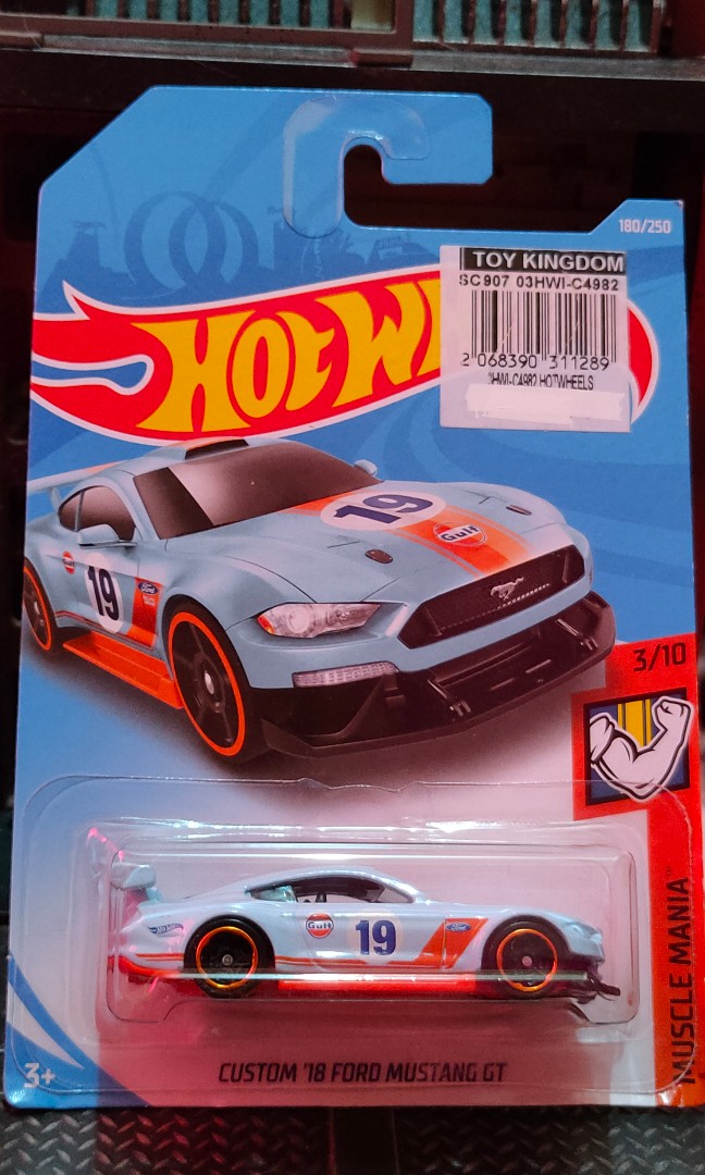 Custom 18 ford mustang gt clearance hot wheels
