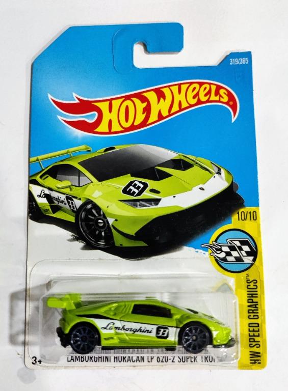 f Hot Wheels Lamborghini Huracan LP 620 2 Super Trofeo green hw
