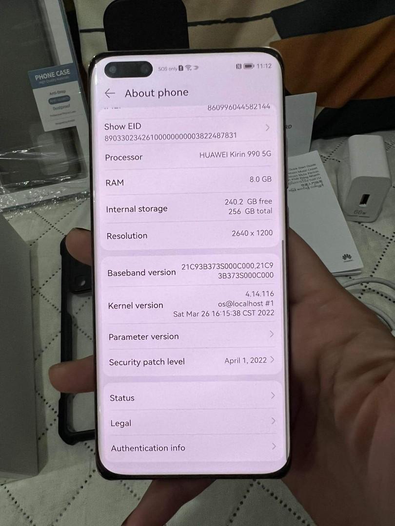 HUAWEI P40 PRO 5G 8/256GB (Category: Huawei) located in Caloocan City. Submitted by ombretedaniellemariz.deer (Listing ID 1158875056, Image 3). Description: HUAWEI P40 PRO 5G Blush gold Openline both sim 8/256GB NO ISSUE BRANDNEW CONDITION Open for swap Pm your offer Selling 23,000negotiable North caloocan/fairview.