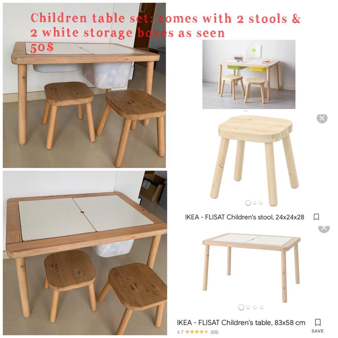 Ikea baby best sale table set