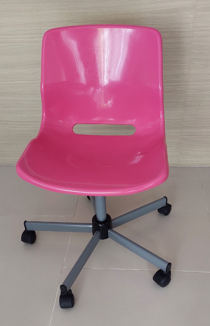 IKEA Pink Swivel Chair Furniture Home Living Furniture Chairs