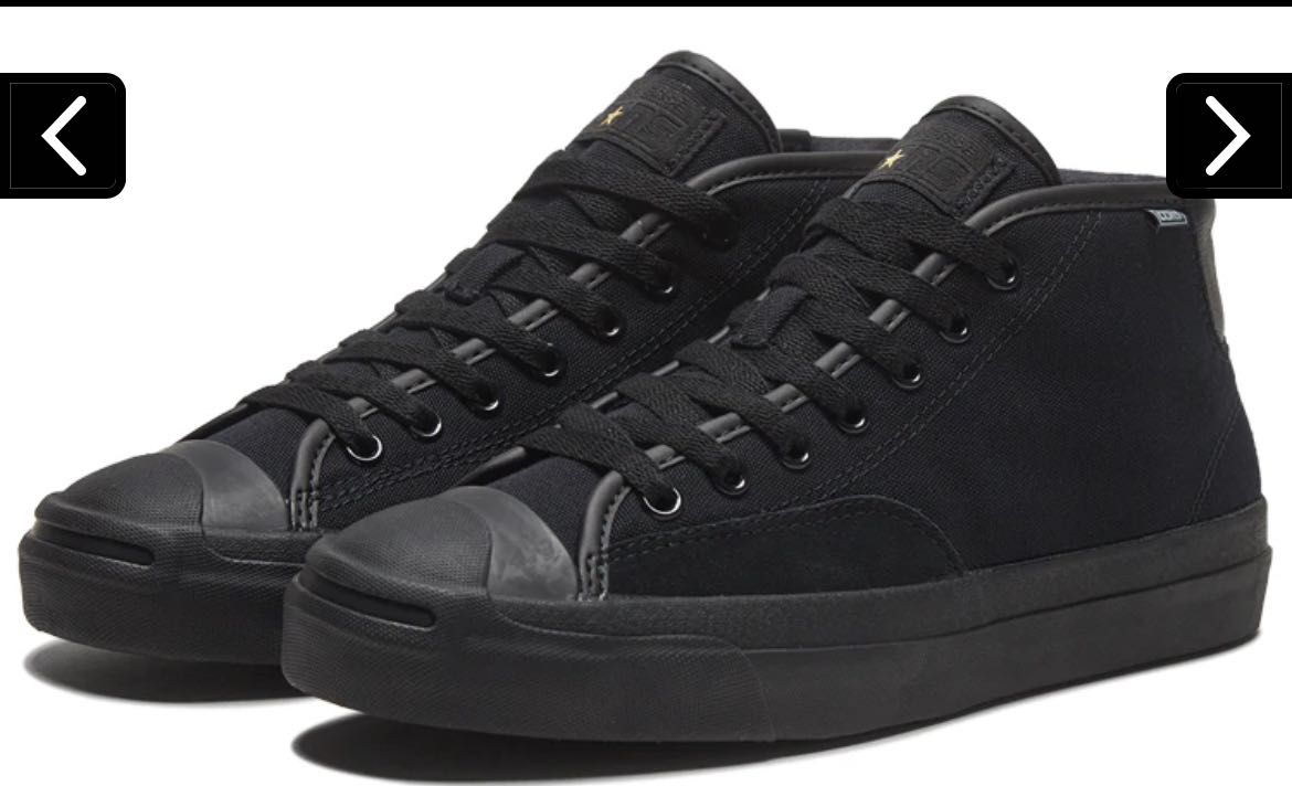 jack purcell all black high cut Men s Fashion Footwear Sneakers