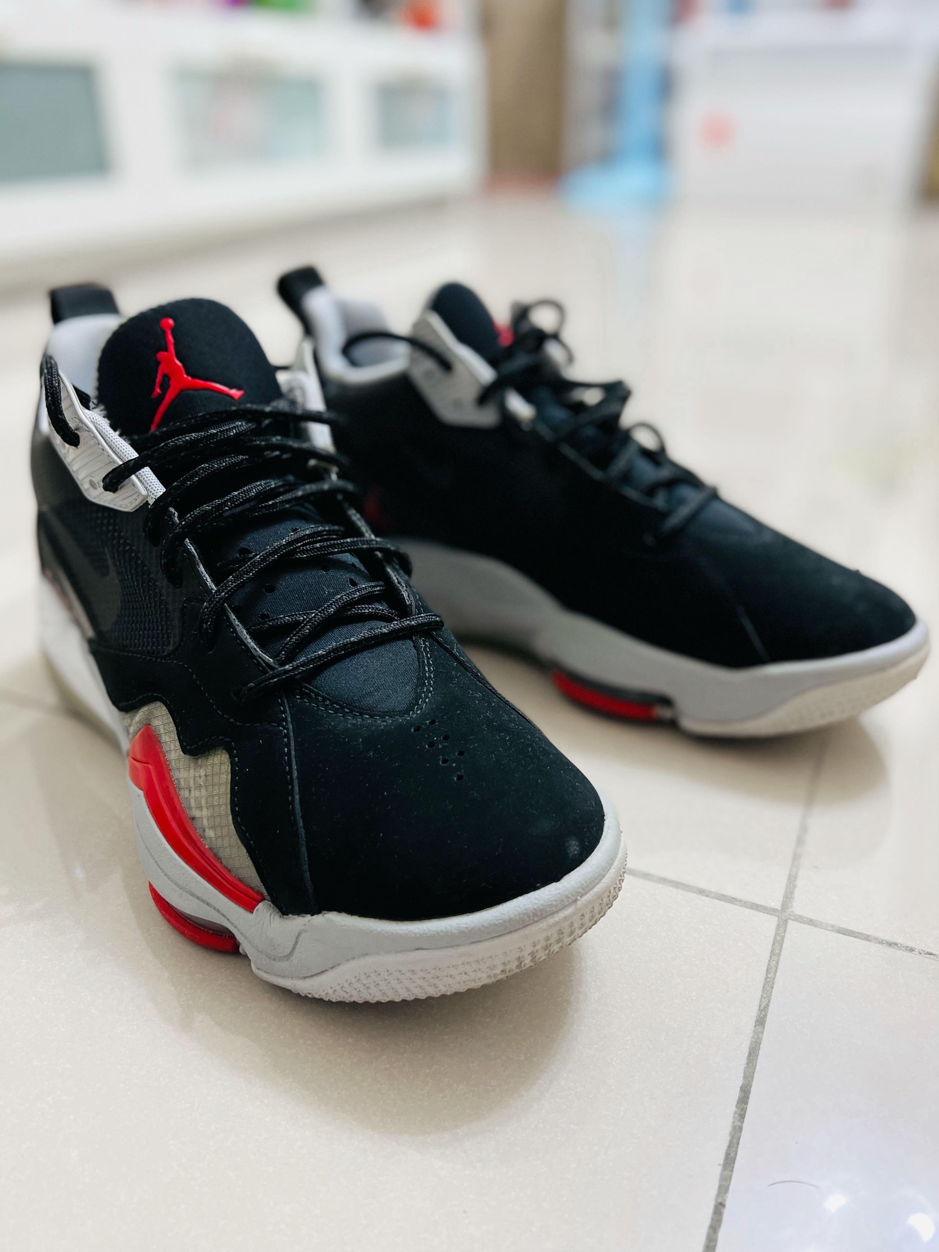 JORDAN ZOOM '92 Nike （附正版鞋盒）籃球鞋運動鞋氣墊避震喬丹球鞋黑灰CK9183001 大尺碼, 他的時尚, 鞋, 運動鞋在旋轉拍賣