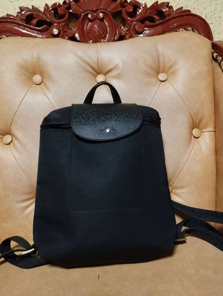 Longchamp backpack black, Women's Fashion, Bags & Wallets, Backpacks on ...
