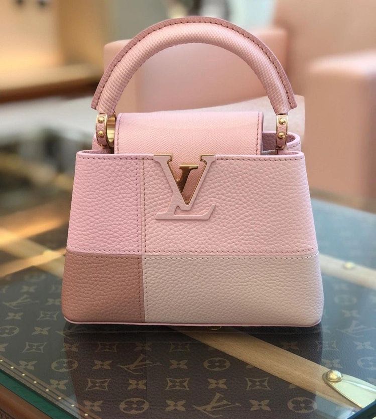 Louis Vuitton capucines 2 way leather baby pink beige pre-order