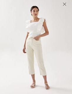 Love Bonito Ariyah Padded Ruffle Low Back Top