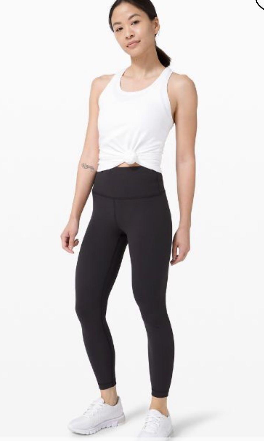 Lululemon Wunder Train High-Rise Tight 24” Asia Fit in Black