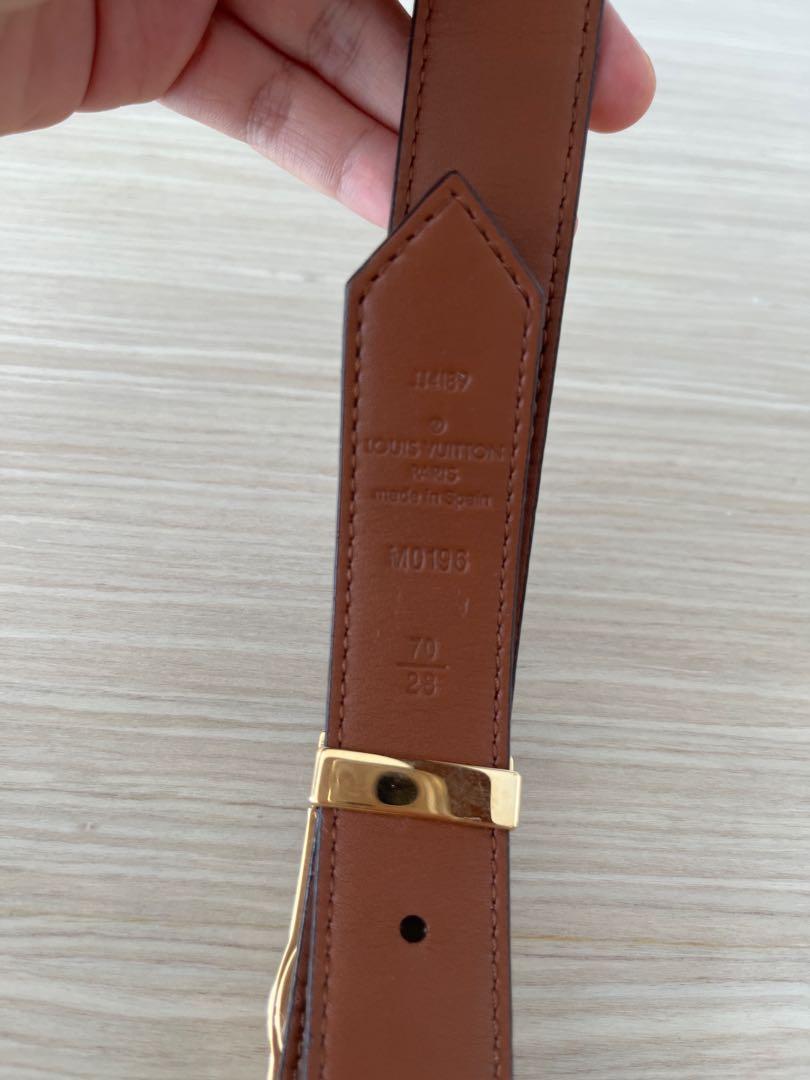 Louis Vuitton Dauphine 25Mm Reversible Belt (M0196U)