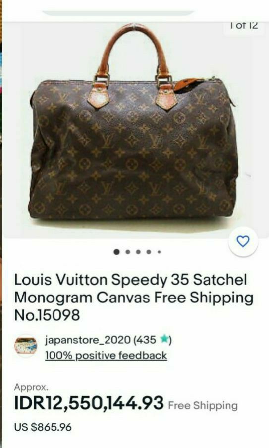 Louis Vuitton Speedy Bandouliere Monogram (Without Accessories) 35 Brown