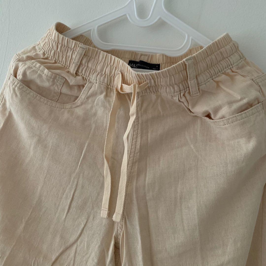 marks\u0026spencer linen pants, Fesyen 