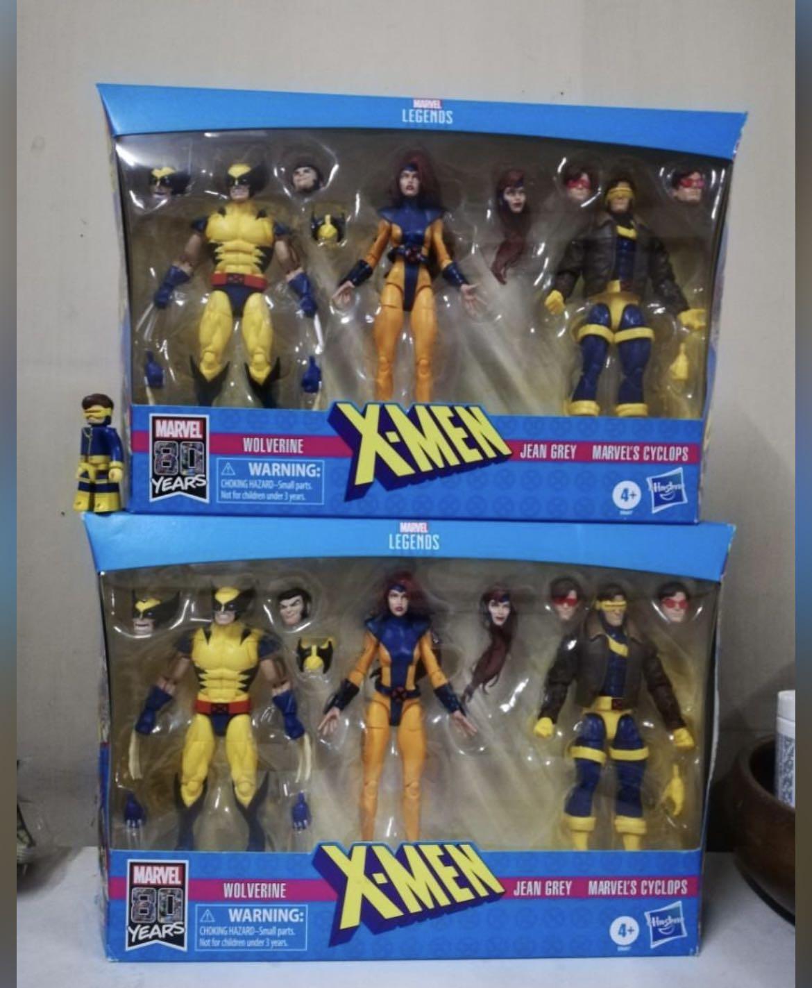 Marvel Legends Love Triangle 3 Pack X-Men 80th Anniversary Jean Grey ...