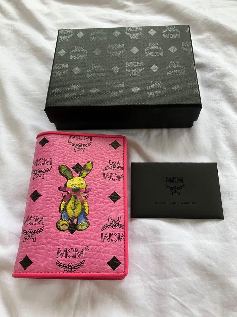 Mcm rabbit passport holder sale