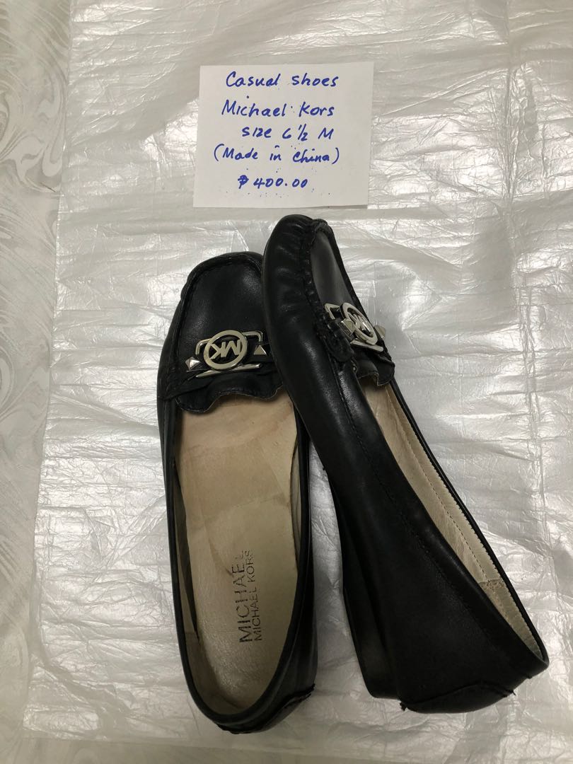 Authentic Michael Kors Black Flats, Women's Fashion, Footwear, Flats