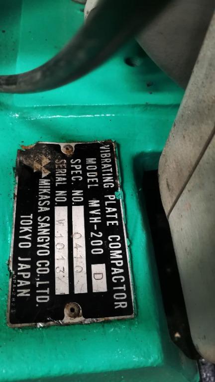 Mikasa Plate Compactor Robin Diesel Engine from Japan (Category: Construction Tools & Equipment) located in Quezon City. Submitted by lockerbi2014 (Listing ID 1158952093, Image 3). Description: Lockerbi Industrial Machinery Supply Japan surplus shop. Lots available. Most items negotiable~ Open Mondays to Saturdays 8am - 5:00 pm. More items available. Feel free to bring your technicians. Type "Lockerbi Philippines" in google to see company website