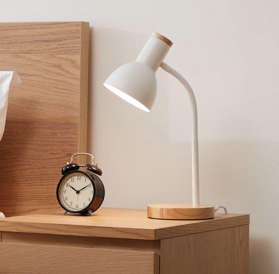 Negotiable Nordic Wood Adjustable Study Lamp Desk Lamp IKEA LED Table Lamp Study Light Lampu Baca Lampu Meja Office SPLighting