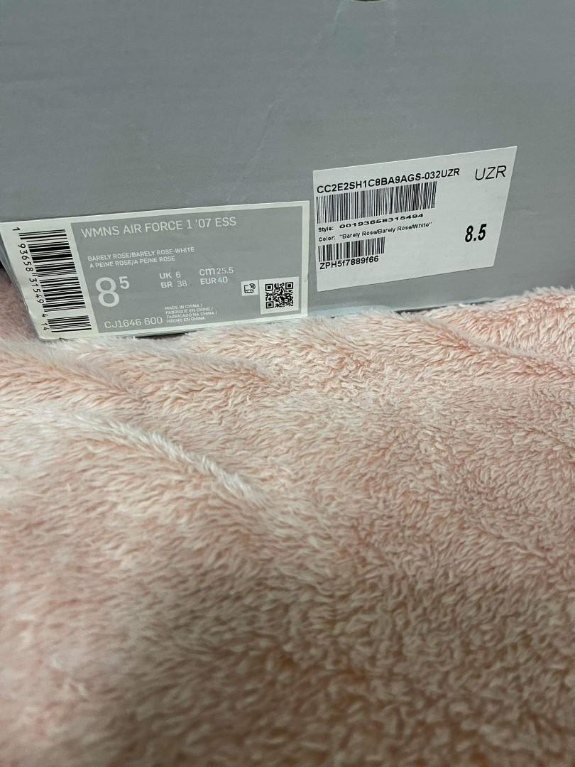 womens air force 1 barely rose