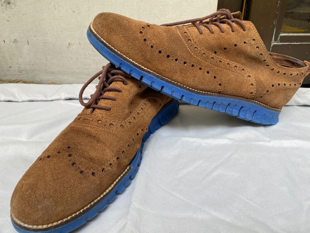 Cole haan suede new arrivals oxfords