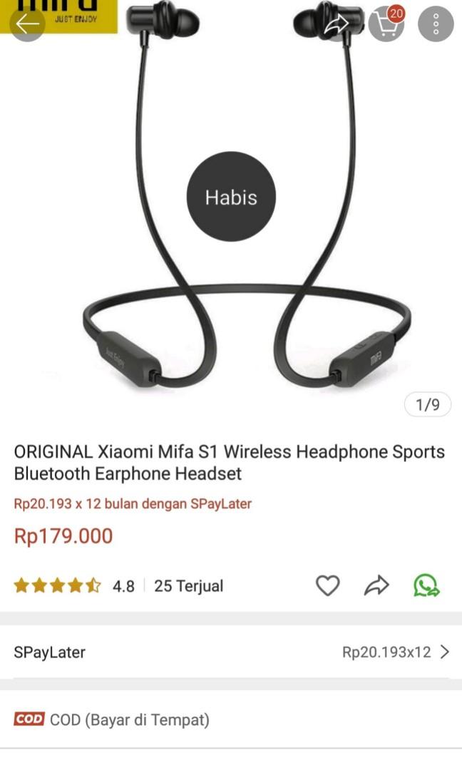 ORIGINAL Xiaomi Mifa S1 Wireless Earphone
